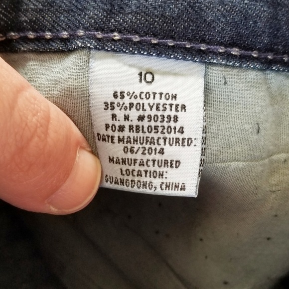 NWT Rebel Jeans Youth sz 10 - Picture 4 of 6